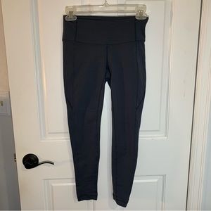 Athleta Gusset Coolmax Grey Activewear Pants Leggings Extra Small Petite XSP